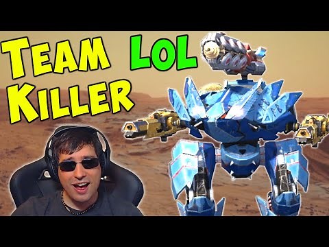 TEAM KILLER LOL! The Coolest Robot Ever! War Robots Tank Gameplay WR