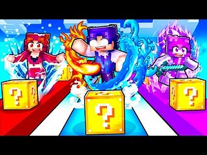 ELEMENTAL LUCKY BLOCK RACE In Minecraft!
