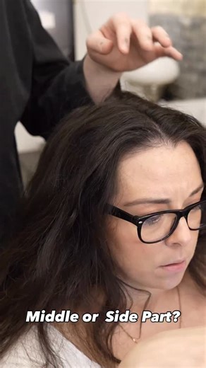 2.7K views · 75 reactions | You don’t have to pick a middle or side part when your K-Tips are mapped strategically. I placed her bonds so everything lays clean no matter which part she chooses. A little strategy in the sectioning goes a long way, she gets both looks without ever having to commit to either or. | Theweftnerd | Facebook