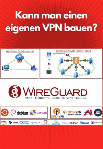 Kann man sich einen eigenen VPN bauen ? #informatik #diy #code #vpn #linux