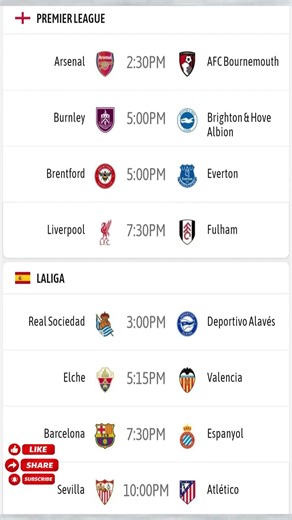 Today’s Football Match Schedule Apr 11⚽️📅 | All Fixtures Today