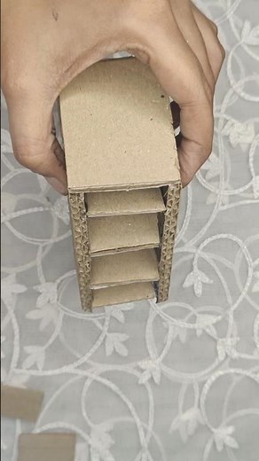 how to make slide model in park using cardboard 💕 #shorts