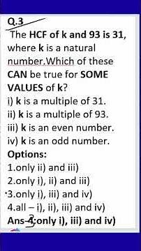 Class 10 Maths | 100 Important MCQs | CBSE Board Exam 2025–26