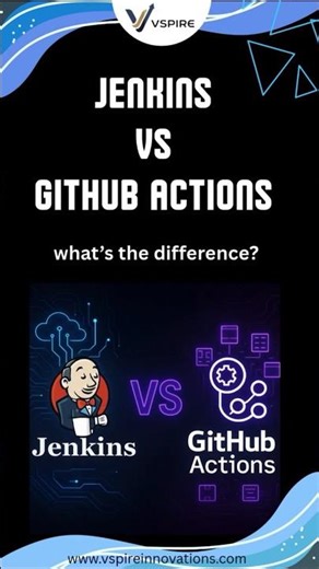 Jenkins vs GitHub Actions #devops #cicd #coding #gitworkflow #education #programming#shorts #tech