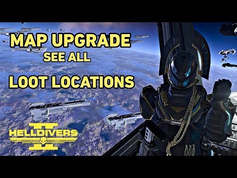 Helldivers 2 How to Upgrade Your Map to See All Item Loot Locations