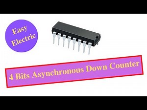 4 Bits Asynchronous Down Counter with Multisim Simulation