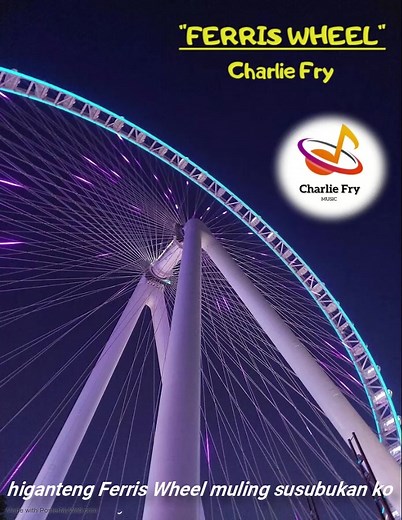 "FERRIS WHEEL" (2025) Words and Music by Charlie Fry KINDLY SHARE THIS, MY FRIENDS! An upbeat love story about a shy and clumsy guy who meets the girl of his dream inside the gondola of a giant ferris wheel...Will he make a move to know her or just keep his mouth shut because he doesn't have the confidence to speak? Know the ending as you listen to this "cute" song! Lord God, thank you for the gift of music! ;-) ;-) ;-) @followers | Charlie Fry | Facebook