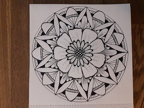 Mandala tekenen, deel 1