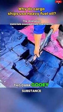 The Disgusting Fuel That Powers Every Cargo Ship on Earth 😱.