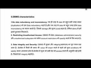 Bca first sem most questions dbms video 1