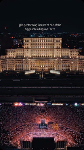 Adrian Neagoe on Instagram: "@jlo performing in front of one of the biggest buildings on Earth — the Palace of the Parliament in Bucharest, Romania 🇷🇴 An unforgettable moment in front of an architectural legend. Even with low light, the energy was massive. #jlo #bucharest #palaceofparliament #romania #goefpv #droneview #dji #explore #viral #jennifer #lopez #jlolivein2025 #upallnight"