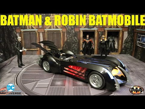 McFarlane DC Multiverse Batmobile Batman & Robin Movie Action Figure Vehicle Review & Comparison