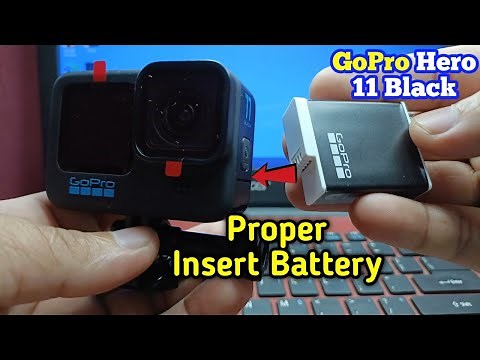 How to insert and out GoPro Hero 11 Black Battery | Proper insertion of battery
