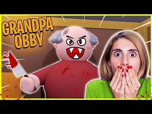 Büyükbaba'dan Kaçış Büyükbabam Delirdi Roblox Escape The Grandpa's House Obby Oyun Kent