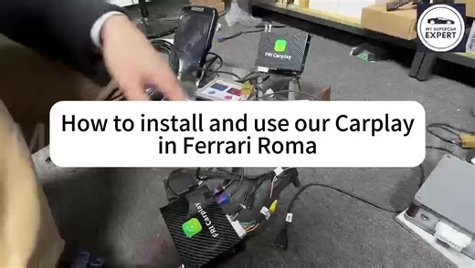 1.4K views | How to install and use our Carplay in Ferrari Roma #FerrariRoma #carplay #ferrari GET IT NOW  https://mysupercarexpert.com/products/ferrari-458-f142-488-f142m-f12berlinetta-2009-2020-add-carplay-kit?_pos=2&_sid=f2eccedce&_ss=r | My Supercar Expert | Facebook