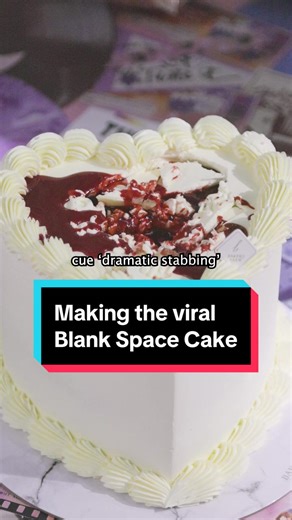 How to Make the Viral Blank Space Cake | Step-by-Step Guide