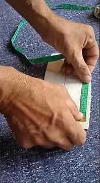 COMO HACER UNA TRABILLA PARA PANTALÓN