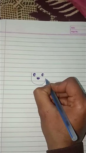 How to draw a cute puppy 😍||very easy art puppy tutorial #drawing #shortvideo #tutorial