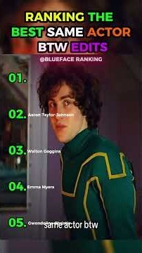 RANKING THE BEST SAME ACTOR BTW EDITS 🤯🎬