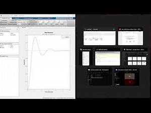 Step response of a system using Simulink on MATLAB