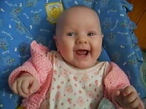 Happy Talking Baby - 3 month old