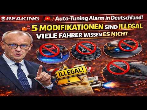 🚨 Auto-Tuning Alarm in Deutschland! | 5 Modifikationen sind illegal | Viele Fahrer wissen es nicht
