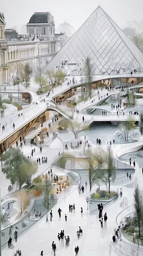 A new vision for placemaking beside the Louvre—where culture, movement, and everyday life converge in an activated urban commons. This reimagined plaza invites pause, play, and participation through layered public terraces, open gathering zones, and spatial continuity. Designed to foster inclusivity and encounter, the intervention transforms underutilized edges into vibrant social infrastructure. Art, leisure, and public life unfold across multiple levels, connecting visitors with the city’s cul