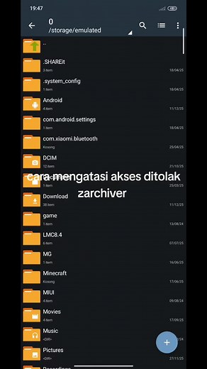 Cara Mengatasi Masalah Zarchiver dan Rename Folder