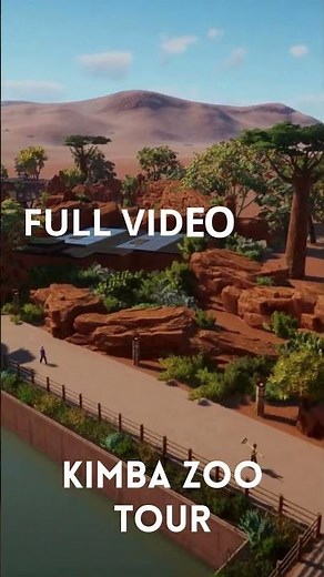 Kimba Zoo in 30 Seconds! 🐘✨ | African Safari Tour | Planet Zoo Build