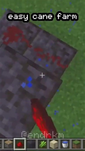 easy cane farm 😎 #shorts #minecraft #tutorial