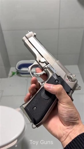 Amazing Toy Gun Shooting Challenge 🔥#ToyGuns #ToyBlaster #FunToys #TrendingShorts #KidsToys