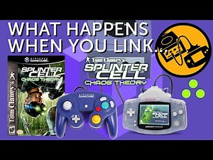 GC-to-GBA Link - SPLINTER CELL: CHAOS THEORY, What happens when you link a GBA? #GCtoGBA #LinkItUp