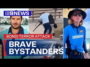 Bondi Heroes: the brave lifeguards who helped during gunfire | 9 News Australia