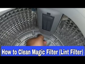 How to Clean Magic Filter ( Lint Filter ) | Samsung Washing Machine | Samsung 8kg Automatic Machine
