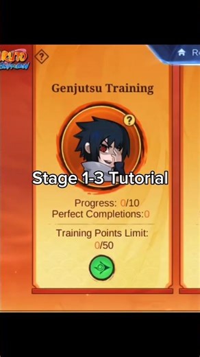 Genjutsu Training Stage 1-3 Tutorial #mlbb #mobilelegends