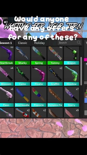 Looking for overpays for godlys. Trading in mm2 #mm2 #roblox