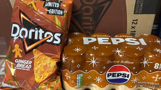 Doritos & Pepsi celebrate Christmas early with new Gingerbread flavors