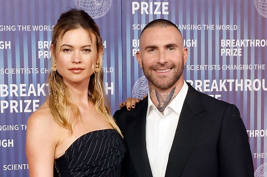 Adam Levine Calls Behati Prinsloo the "Baddest" & "Sexiest" After Victoria's Secret Walk