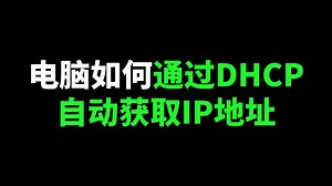 电脑如何通过DHCP自动获取IP地址？