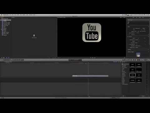 How to Easy create 3D Logo animation in Final Cut Pro X FCPX and Font Awesome tutorial