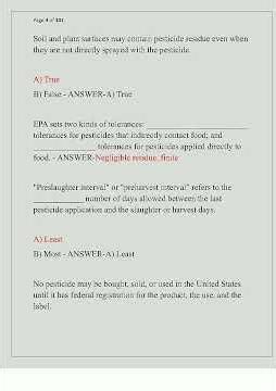 Newest 2025 Texas Pesticide Applicator General Standards Exam Includes Accurate And Verified Questio