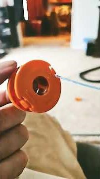 How to replace a Worx Electric Weed Wrecker Trimmer Line.#lawncare #shorts