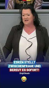 Birgit Bessin counters the diversionary tactics of the former SPD chairwoman - AfD parliamentary ...