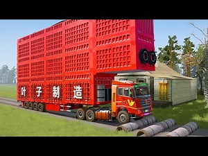 Off-Road Truck vs Impossible Speed Bumps! MudRunner Extreme Challenge.! | #57 #MudRunner