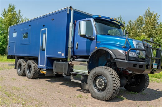 2022 International HV607 Overland-Style Camper 6x6 Conversion