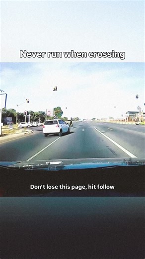 CRASH DASHES | Dash Cam Videos on Instagram: "Running while crossing the road is dangerous because it reduces your awareness, control, and reaction time right when you need it most. When you run, you’re more likely to misjudge the speed or distance of oncoming cars, slip, or stumble if the road surface is uneven or wet. Drivers also don’t expect sudden, fast movement in a crosswalk, which means they have less time to react if you appear in their path. A single misstep or split-second miscalculat
