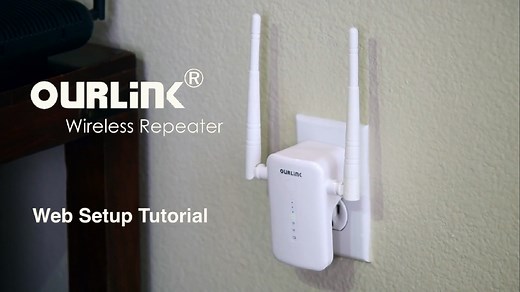 Watch OURLiNK AC750/AC1200 Wi-Fi Range Extenders Repeater Setup Tutorial Video on Amazon Live