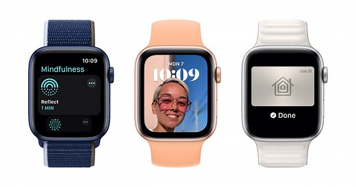 watchOS 8、Apple Watchに新しいアクセス、つながり、マインドフルネスのための新機能を提供