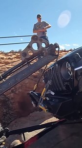 This Recovery Is Extremely Sketchy! #stuck #recovery #towingservice #reels #rescue | Matt's Offroad Recovery