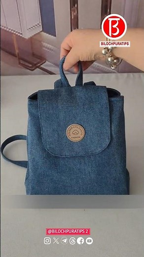 How to make a denim backpack